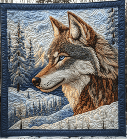 Wolves of the Moon Quilted Blanket NCU0DV2535