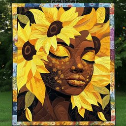 Blooming Beauty Quilted Blanket NCU0NT3379
