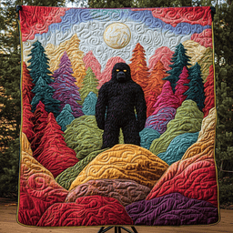 Bigfoot Legends Quilted Blanket NCU0DK4039