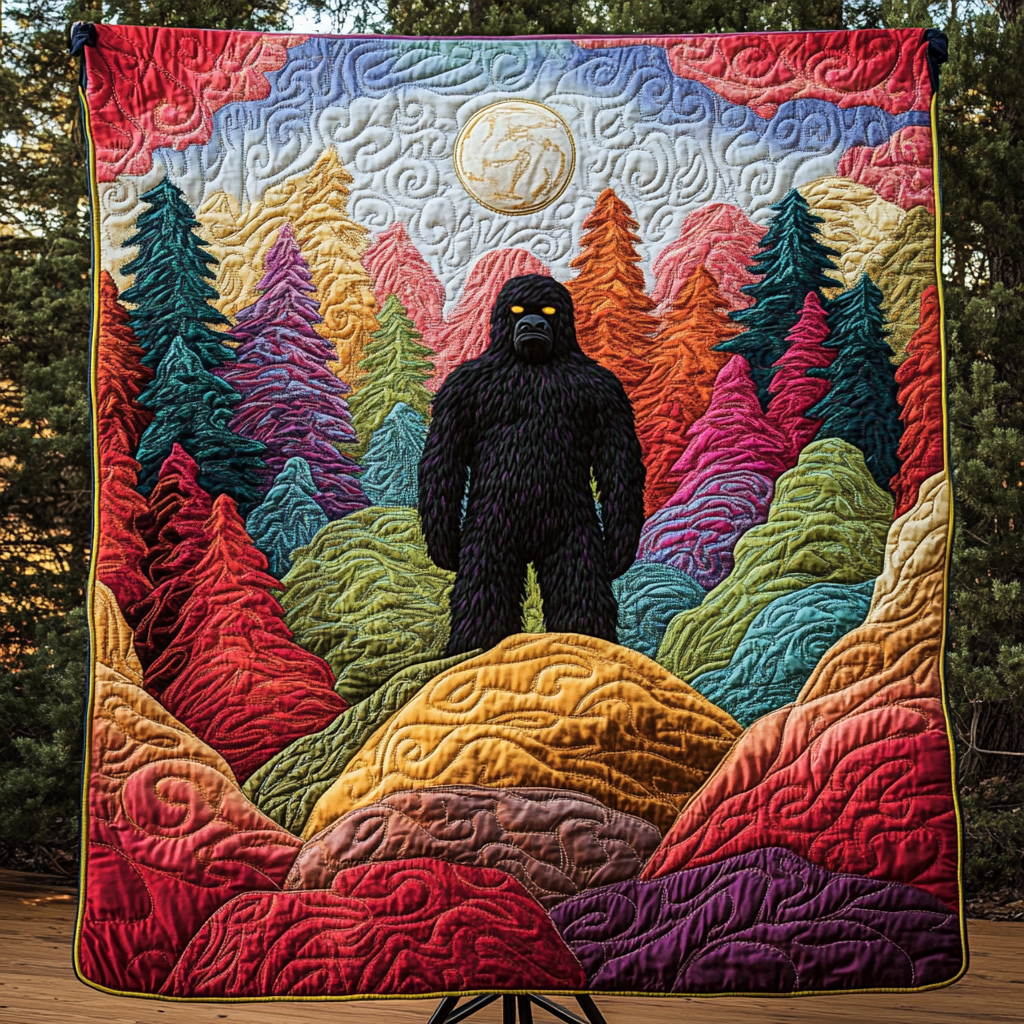 Bigfoot Legends Quilted Blanket NCU0DK4039