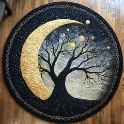 Celestial Unity Quilted Round Mat NCU0PT3360