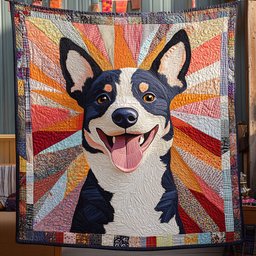 Starlight Heeler Quilted Blanket NCU0PT3353