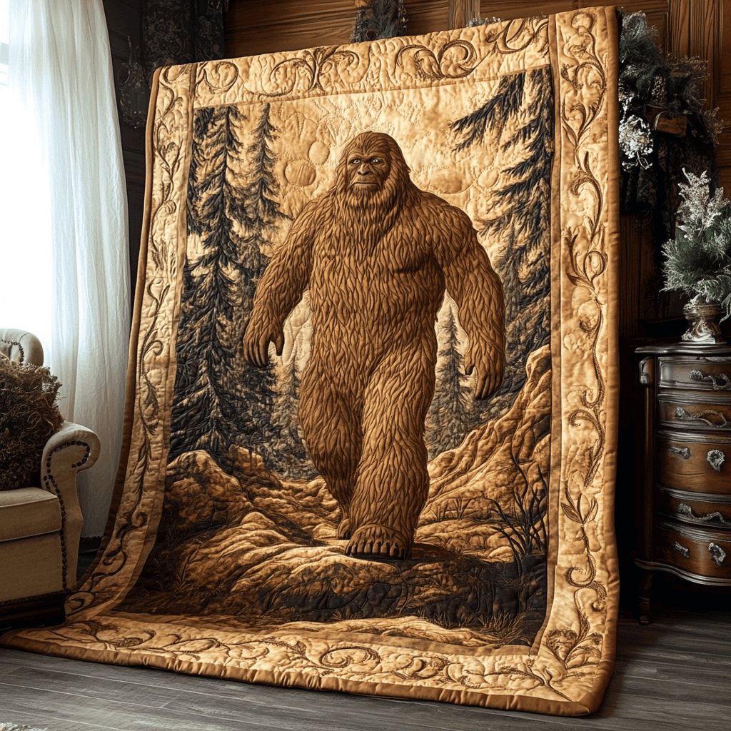 Bigfoot Chronicles Quilted Blanket NCU0DV3009