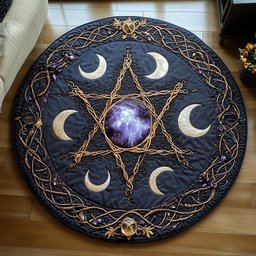 Woven Magic Quilted Round Mat NCU0PT3371