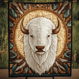 Sacred Herd Quilted Blanket NCU0DK3517