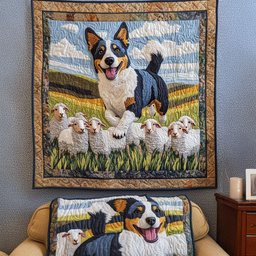 Skyline Cattle Guard Quilted Blanket NCU0PT3352