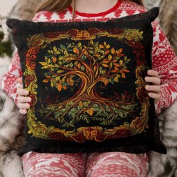 Tree of Triumph Quilted Pillow Case NCU0PT3206
