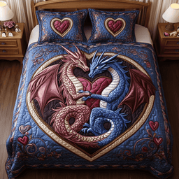 Fire and Ice Quilted Bedding Set NCU0DV2350