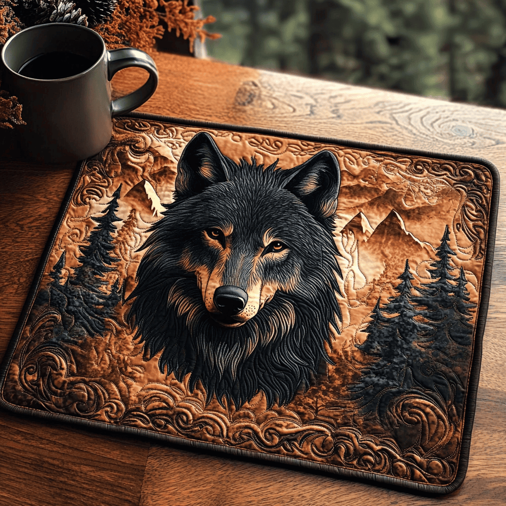 Nightfall Howl Quilted Place Mat NCU0DV2899