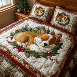 Merry Snooze to You Quilted Bedding Set NCU0DV2299