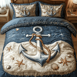 Maritime Escape 3-Piece Quilted Bedding Set NCU0VL879