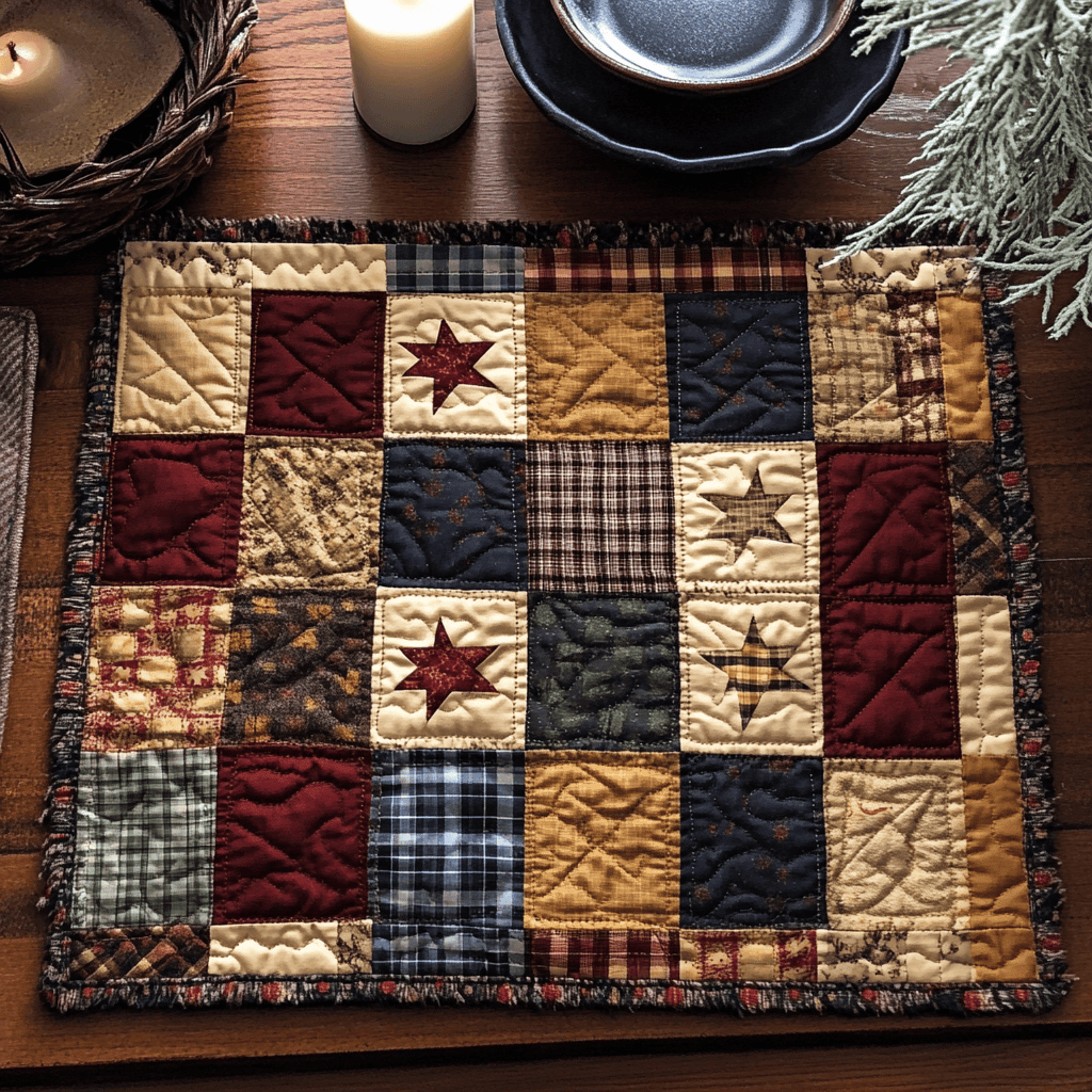 Vintage Charm Quilted Place Mat NCU0VH2138