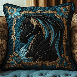 Golden Hoof Quilted Pillow Case NCU0VH2052