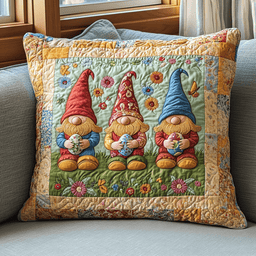 Color Gnome Quilted Pillow Case NCU0NT3266