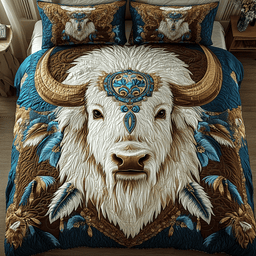 Prairie Guardian Quilted Bedding Set NCU0DV2417
