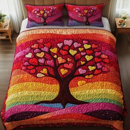 Cherished Grove 3-Piece Quilted Bedding Set NCU0NT2768