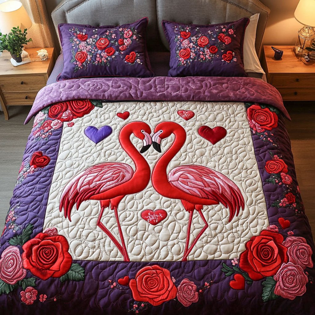 Forever Pals 3-Piece Quilted Bedding Set NCU0NT2650
