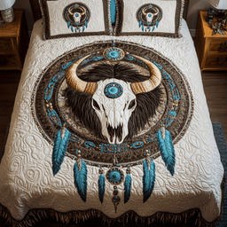 Ceremonial Rest 3-Piece Quilted Bedding Set NCU0VH1339