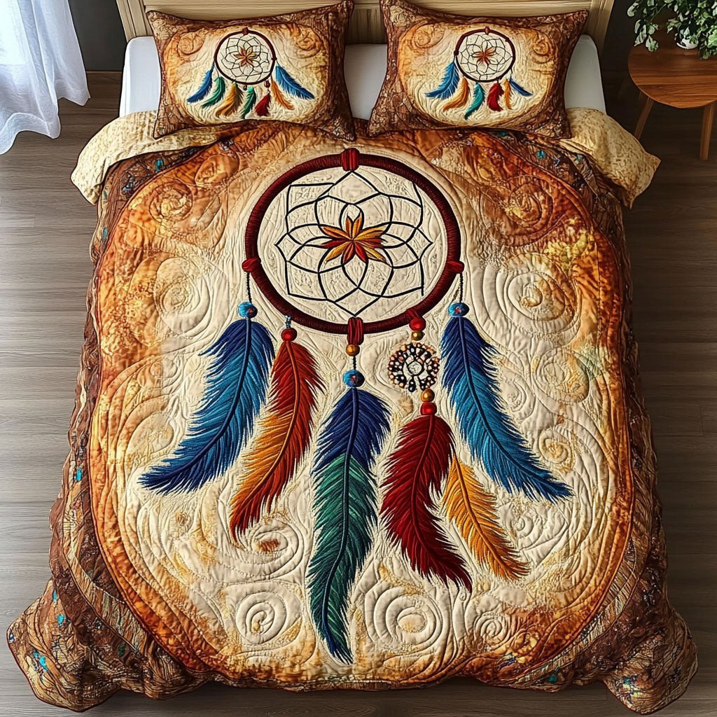 Lunar Lullaby 3-Piece Quilted Bedding Set NCU0NT2791