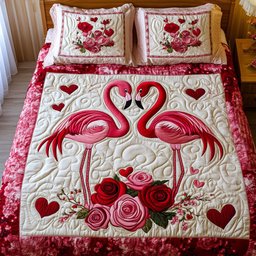 Soulful Pair 3-Piece Quilted Bedding Set NCU0NT2661