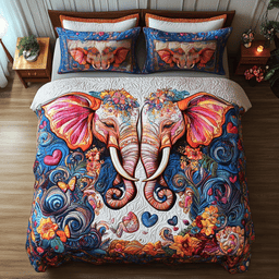 Trunkful of Love 3-Piece Quilted Bedding Set NCU0DK3151