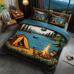 Forest Hideaway 3-Piece Quilted Bedding Set NCU0DK3097
