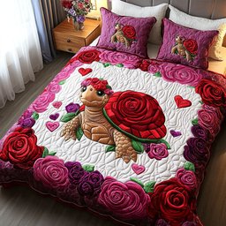 Sheltered Heart 3-Piece Quilted Bedding Set NCU0NT2647