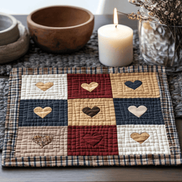 Festive Patch Quilted Place Mat NCU0VH2140