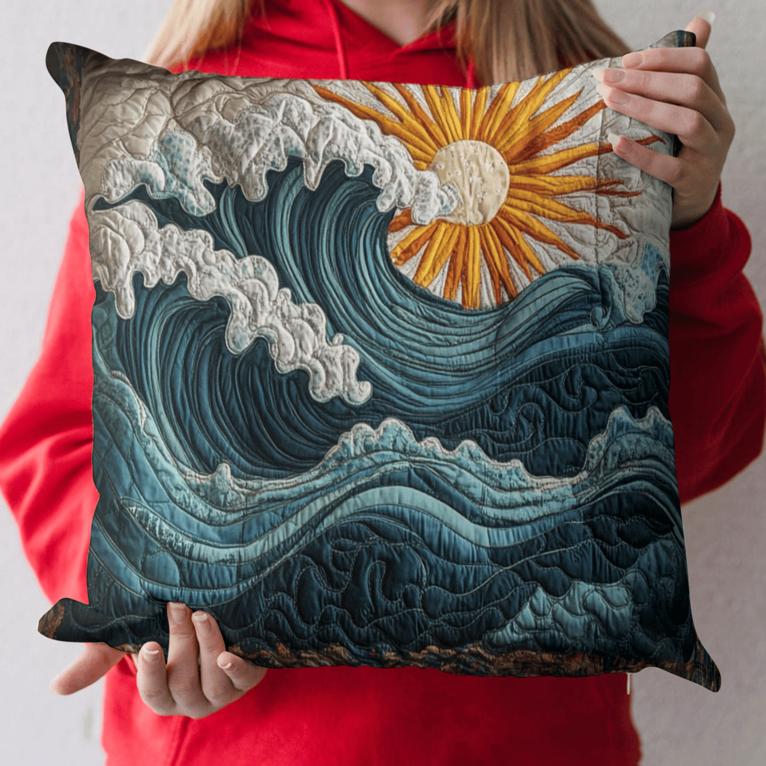 Morning Rays Quilted Pillow Case NCU0NT3318