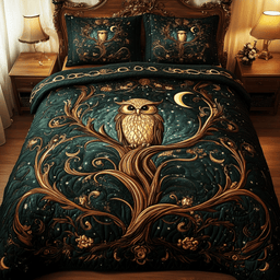 Forest Guardian 3-Piece Quilted Bedding Set NCU0VH1464