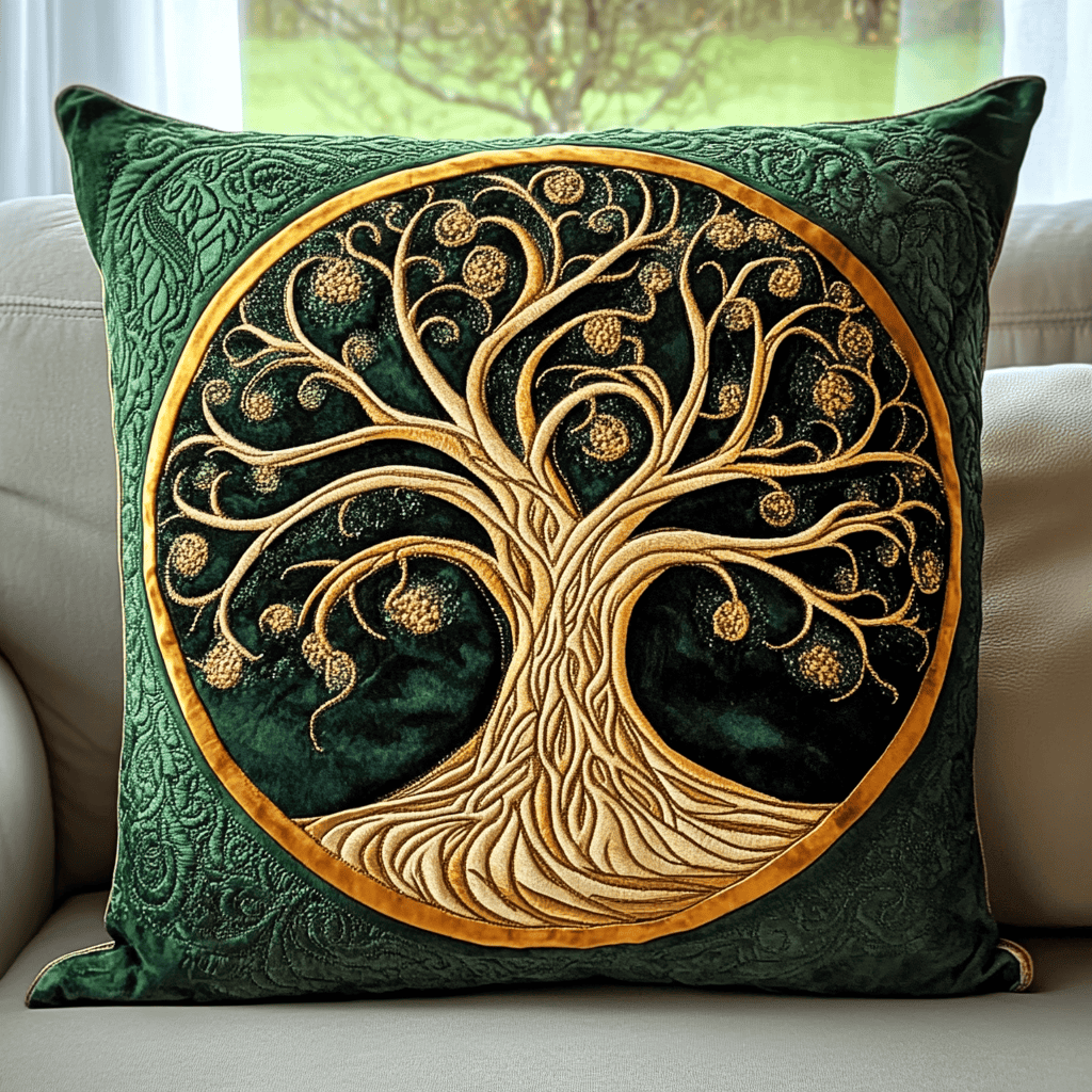 Spirit Of The Forest Quilted Pillow Case NCU0VL849