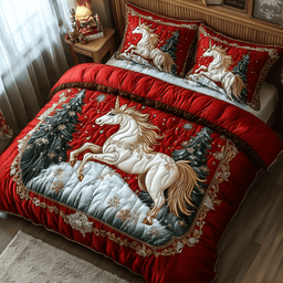 Unicorn Wishes Quilted Bedding Set NCU0DV2289