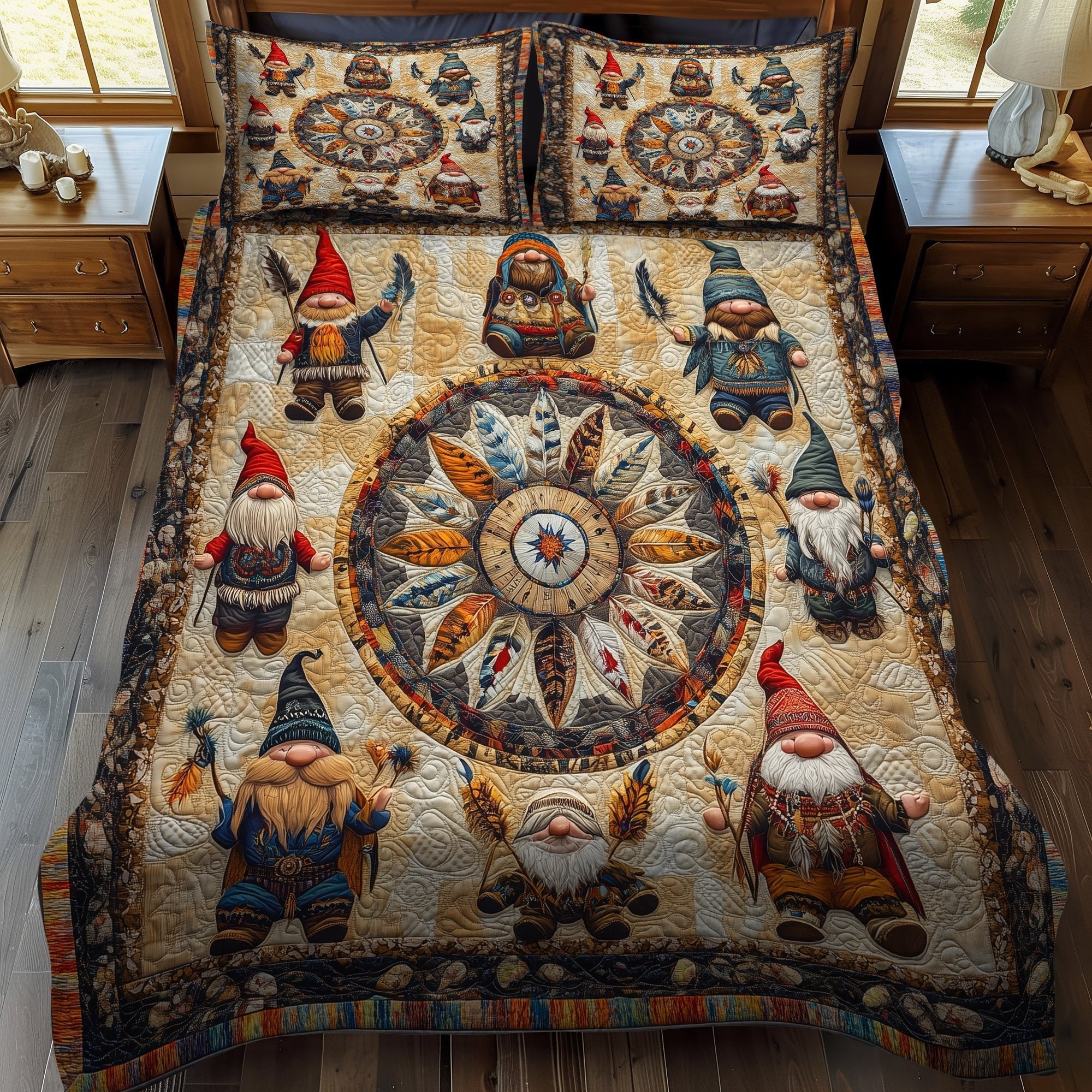 Earthbound Spirit 3-Piece Quilted Bedding Set NCU0PT2853