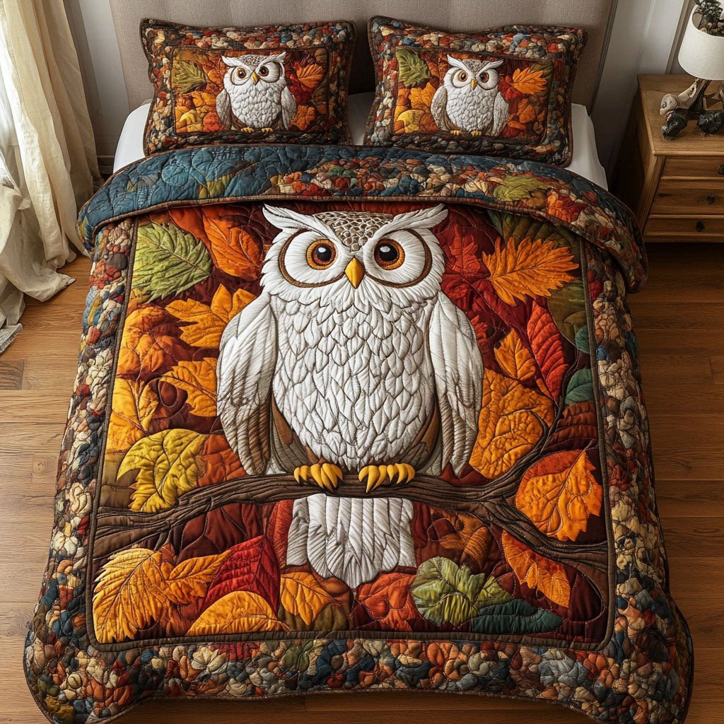 Nocturnal Spirit 3-Piece Quilted Bedding Set NCU0NT2546