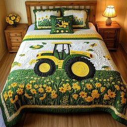 Rustic Ride 3-Piece Quilted Bedding Set NCU0PT2829