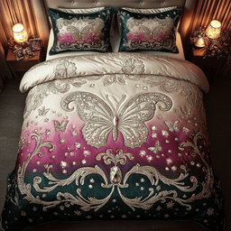 Whispering Wings 3-Piece Quilted Bedding Set NCU0DK3030
