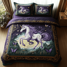Celestial Horn Quilted Bedding Set NCU0DV2282