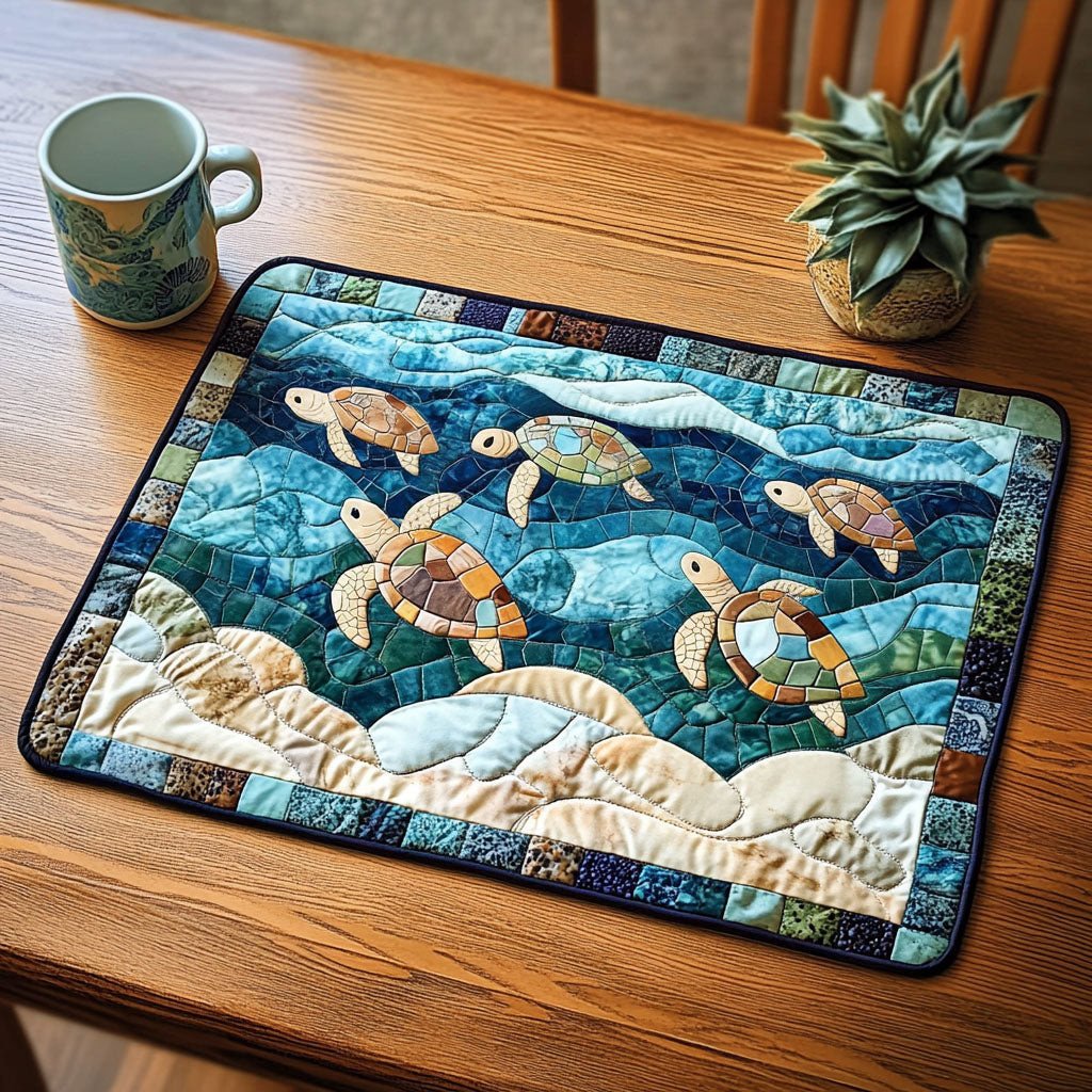 Timeless Shell Quilted Placemat NCU0NT2582
