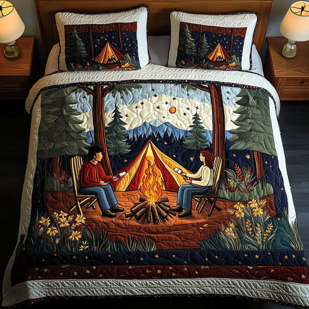 Adventure Together 3-Piece Quilted Bedding Set NCU0NT2631