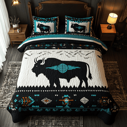 Buffalo Horizon 3-Piece Quilted Bedding Set NCU0DK3218