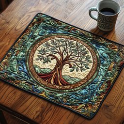 Twilight Branches Quilted Placemat NCU0NT3049
