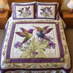 Sky Serenade 3-Piece Quilted Bedding Set NCU0NT2743