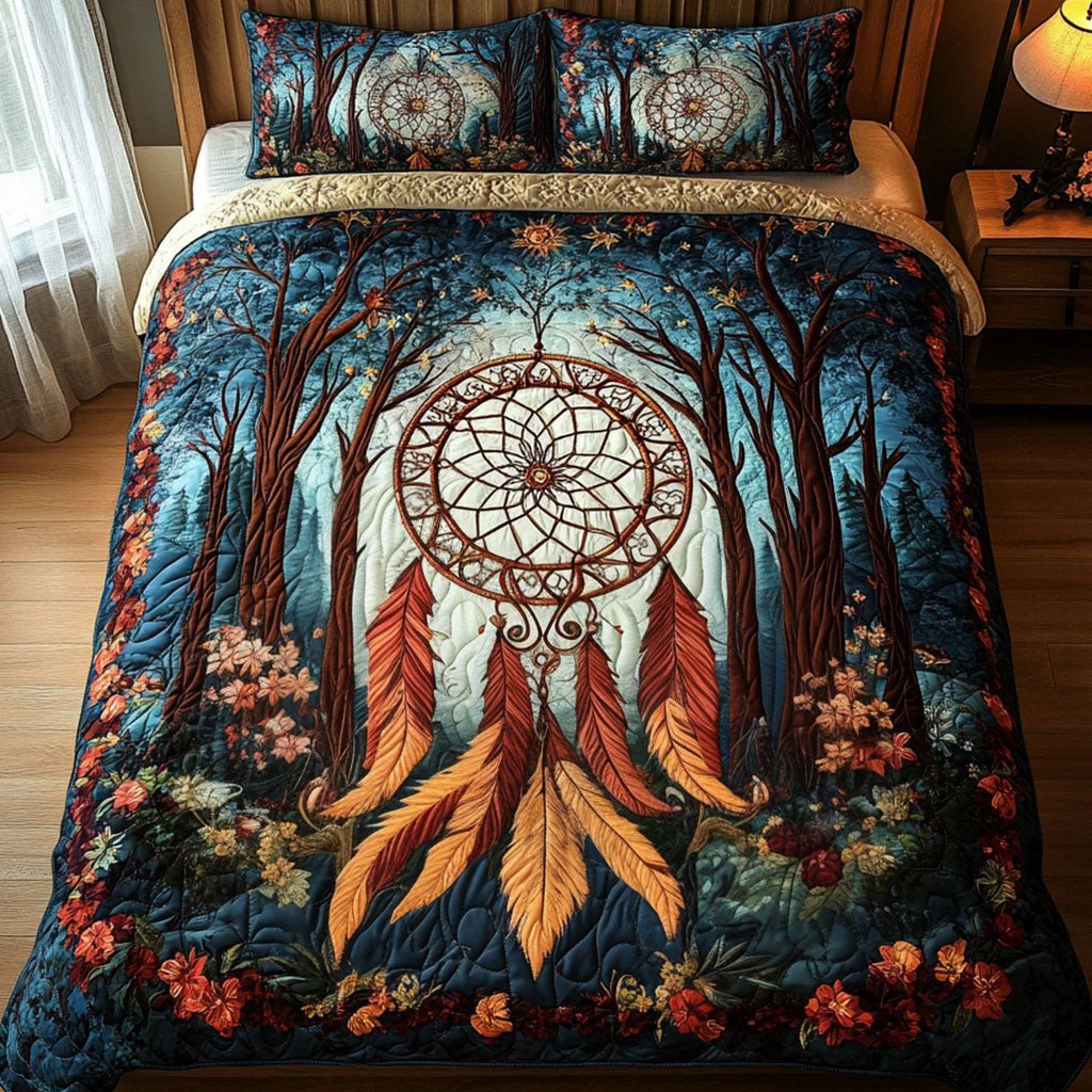 Soul Catcher 3-Piece Quilted Bedding Set NCU0NT2793