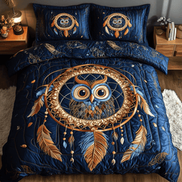 Wisdom Keeper 3-Piece Quilted Bedding Set NCU0DK3285