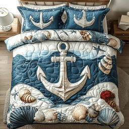 Harbor Comfort 3-Piece Quilted Bedding Set NCU0VL883