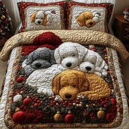 Dreaming Under the Tree Quilted Bedding Set NCU0DV2301