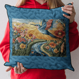 Blossom Flight Quilted Pillow Case NCU0DK3944