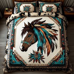Ancient Weave 3-Piece Quilted Bedding Set NCU0PT3152