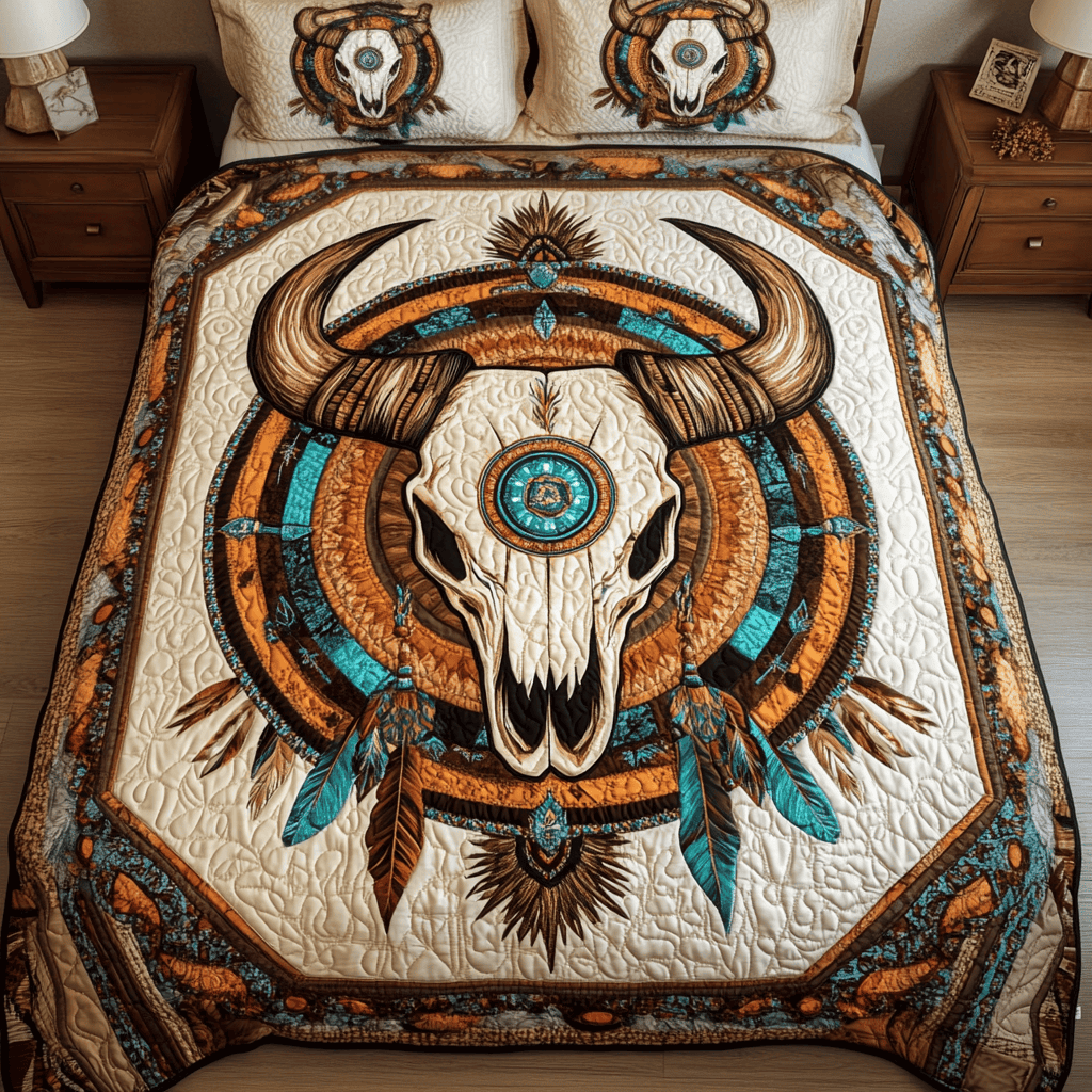 Plains Reverie 3-Piece Quilted Bedding Set NCU0VH1337