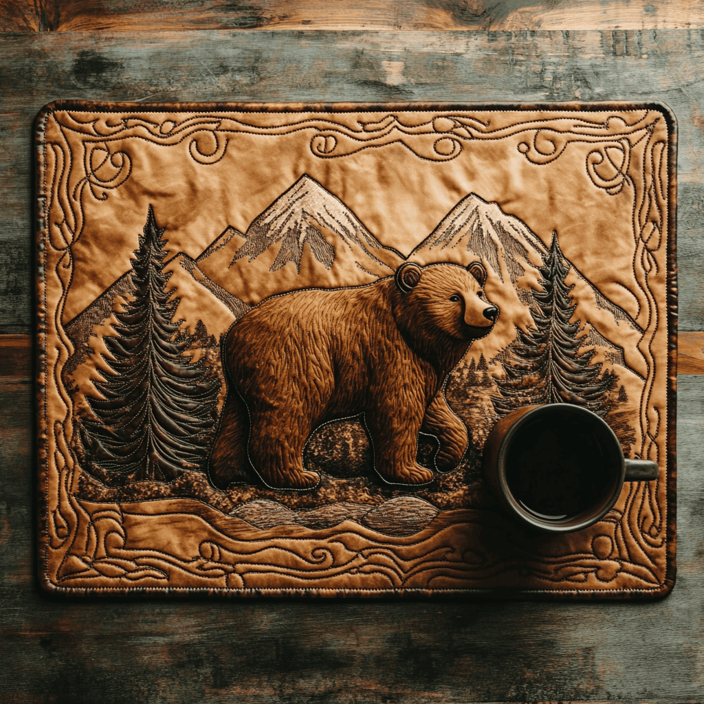 Shadowed Trail Quilted Place Mat NCU0DV2895